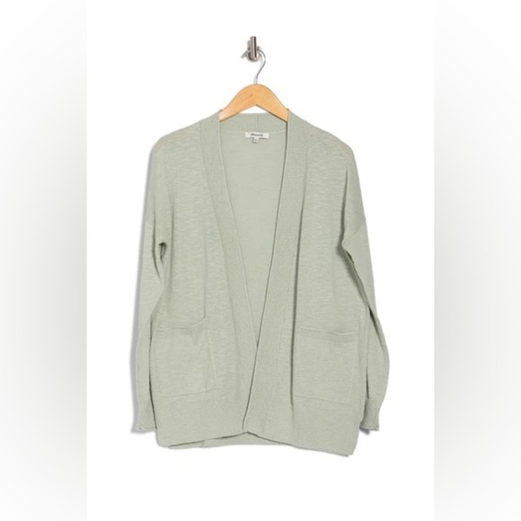 Madewell Bradley Cardigan Sweater in Sage Mist - Size XS - Picture 3 of 5